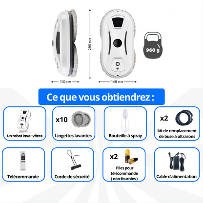 Robot Nettoyeur de Vitres Magique™